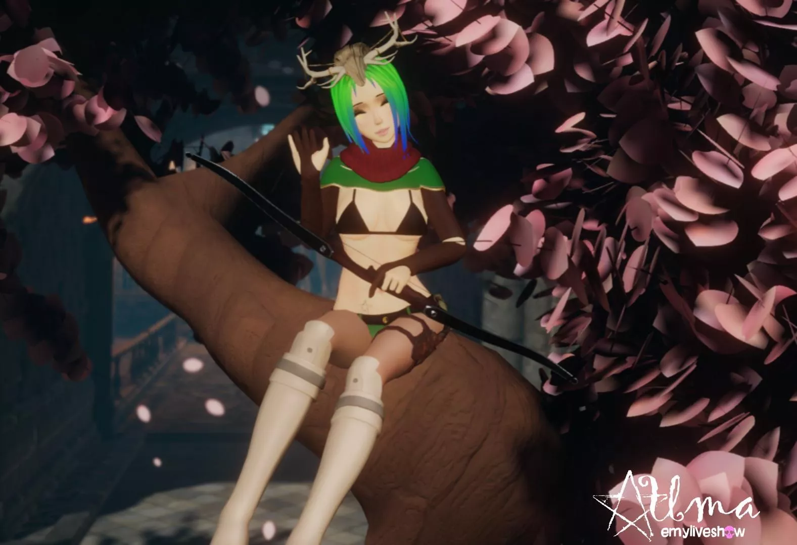 Spend time with Uma under the famous cherry blossom tree, don't forget to take your mood😏 https://chaturbate.com/emyliveshow