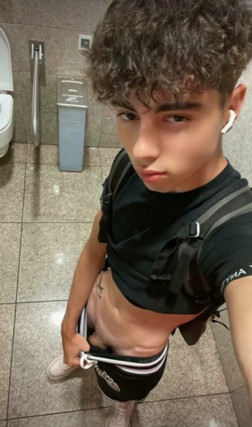 They saw me taking this photo and kicked me out of this public restroom