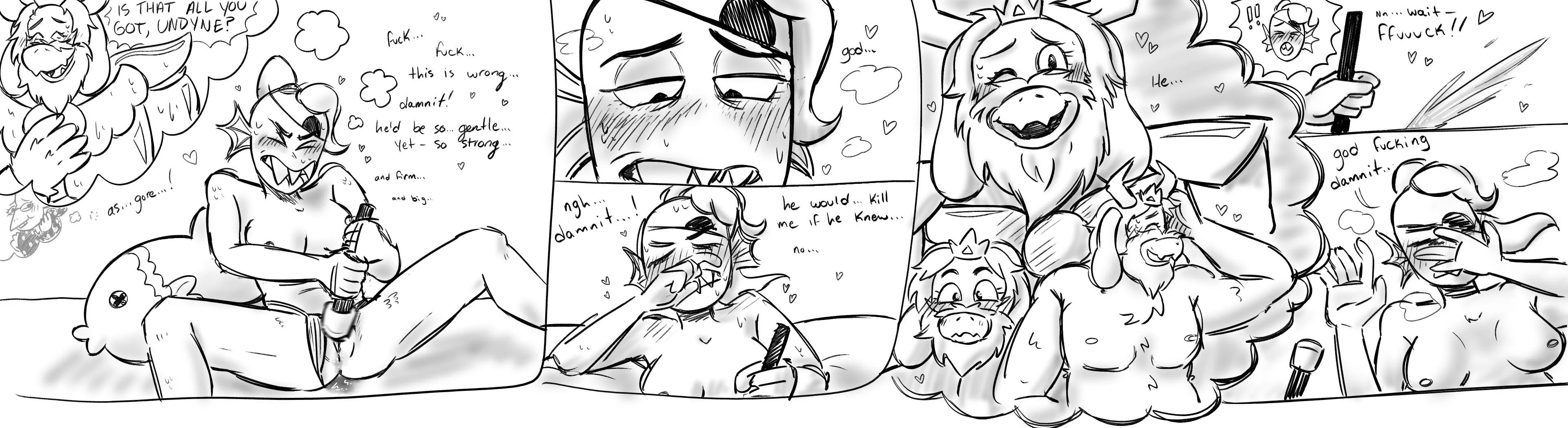[Undyne] [Asgore] Regretful fantasies