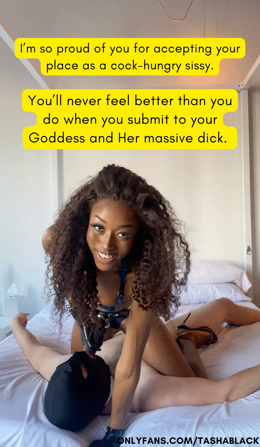 Aren't you so glad that you accepted your place as My cockslut?