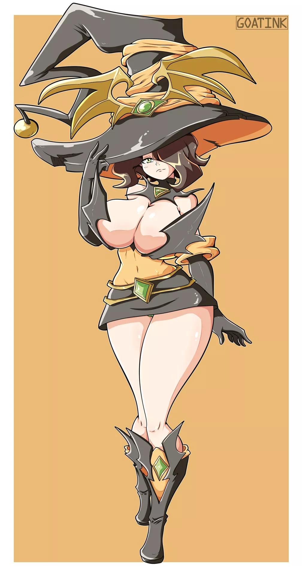 Bewitching Evie wants all your candy (Goatink)