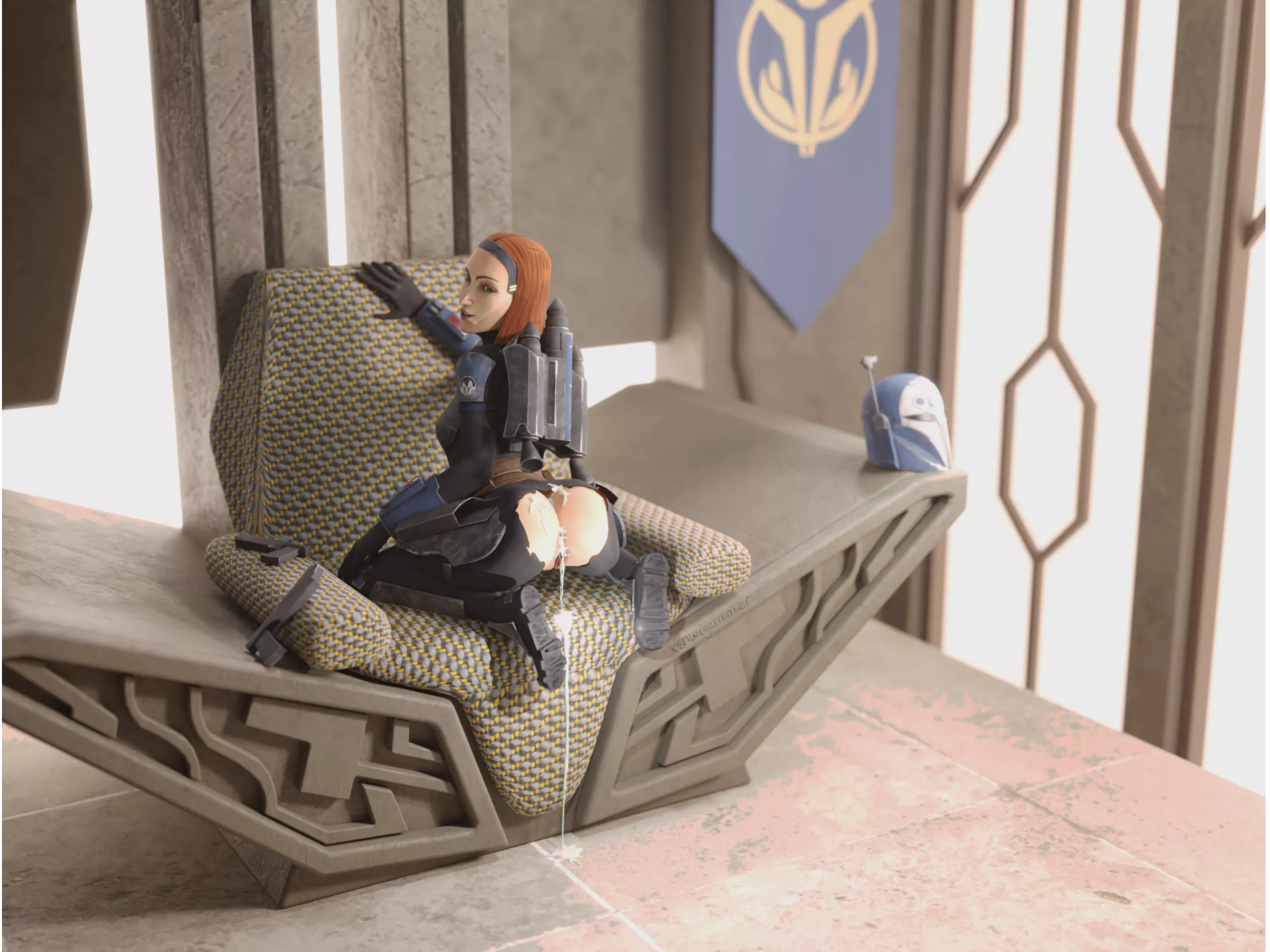 Bo-Katan [Airress] filled up in her castle on Kalevala - (xshwigermaker)