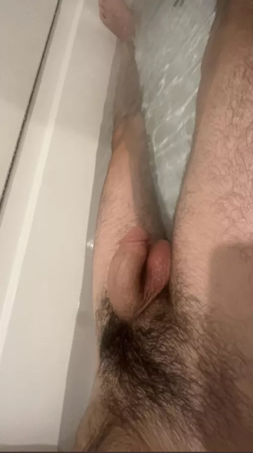 Come play with my big balls while I relax.