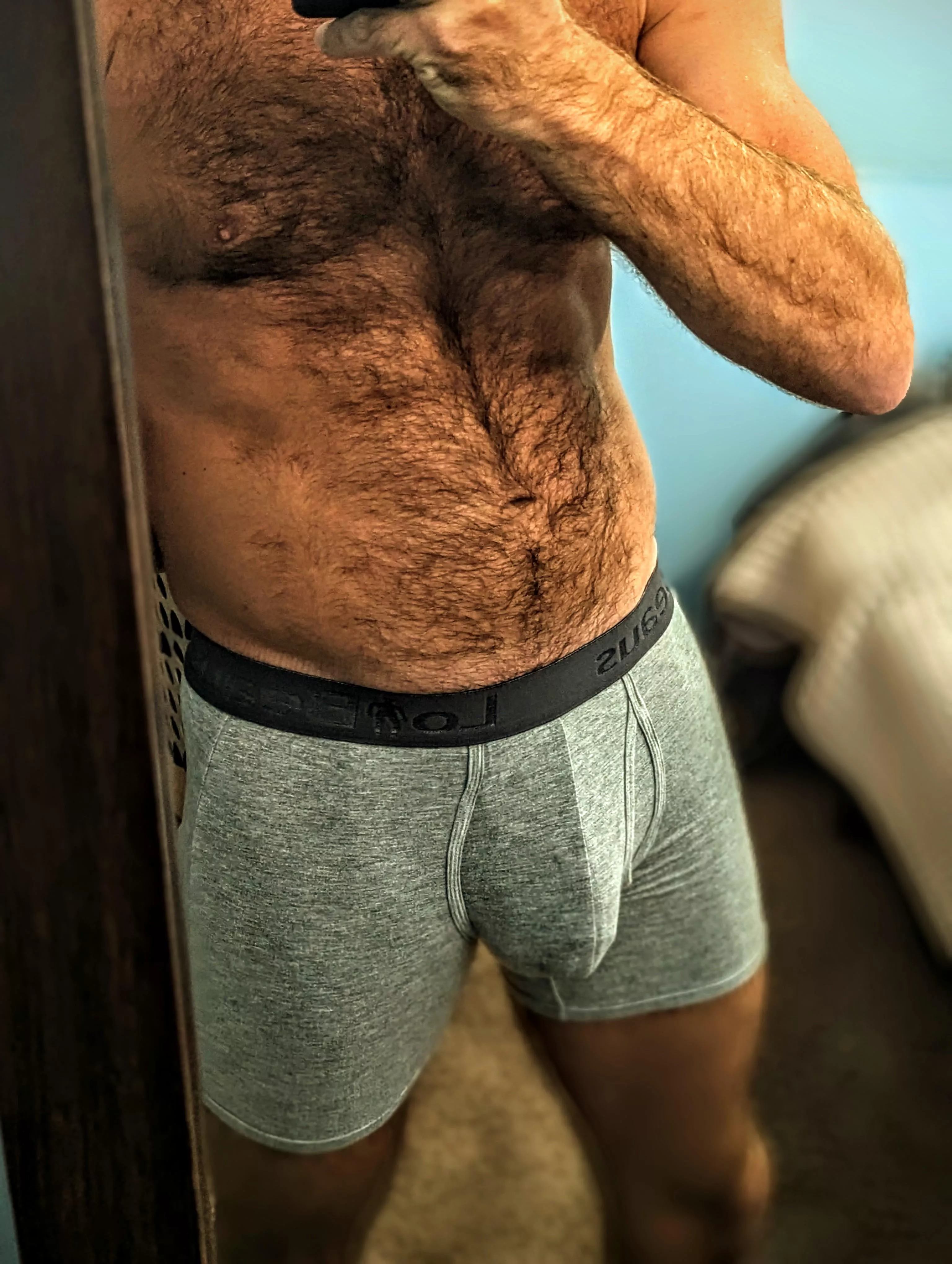 Do you like hairy guys in boxer briefs