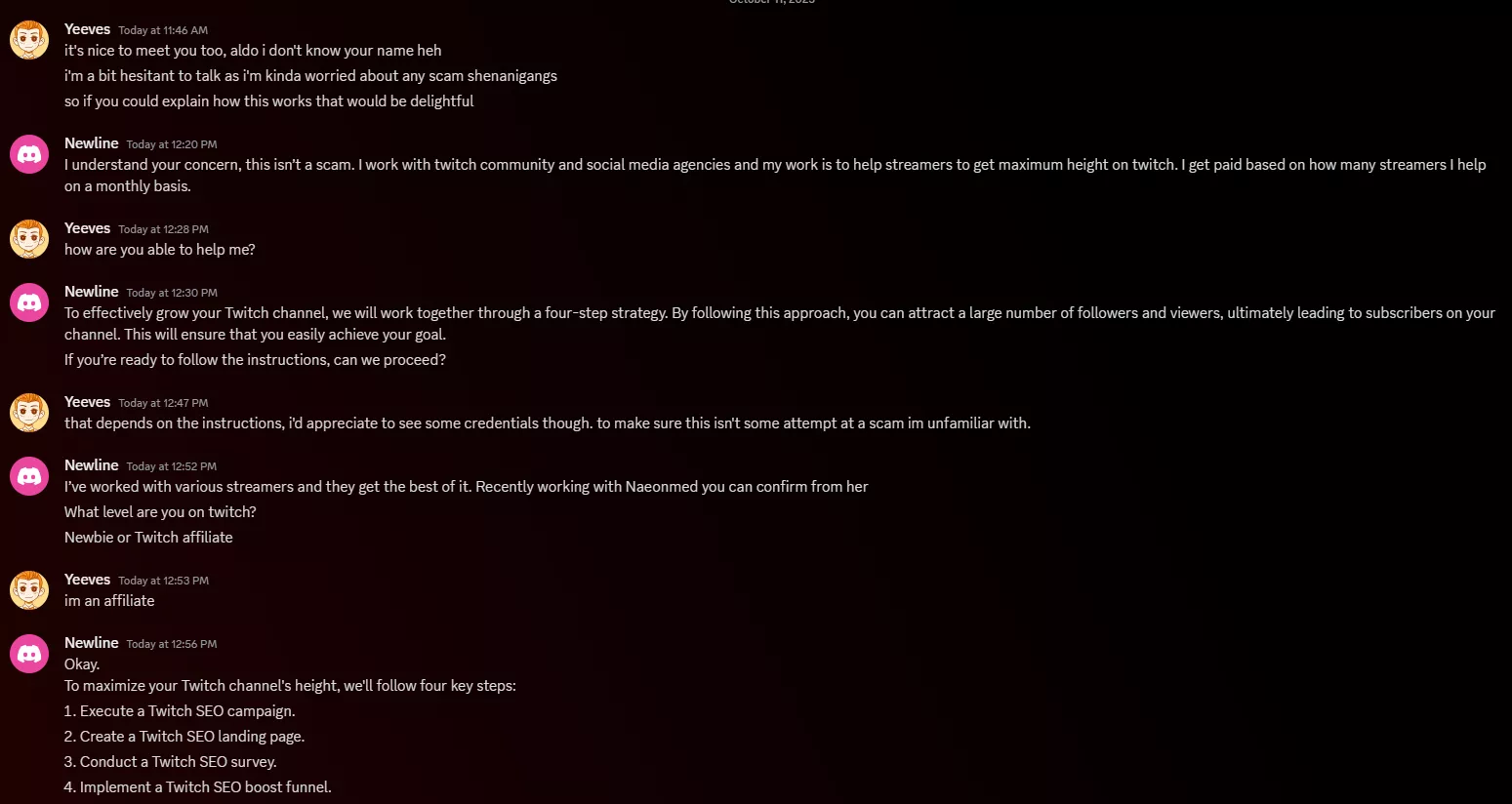 I'm 99% sure somebody is trying to scam me but this seems like a pretty extensive setup. Does anyone have insight on this?