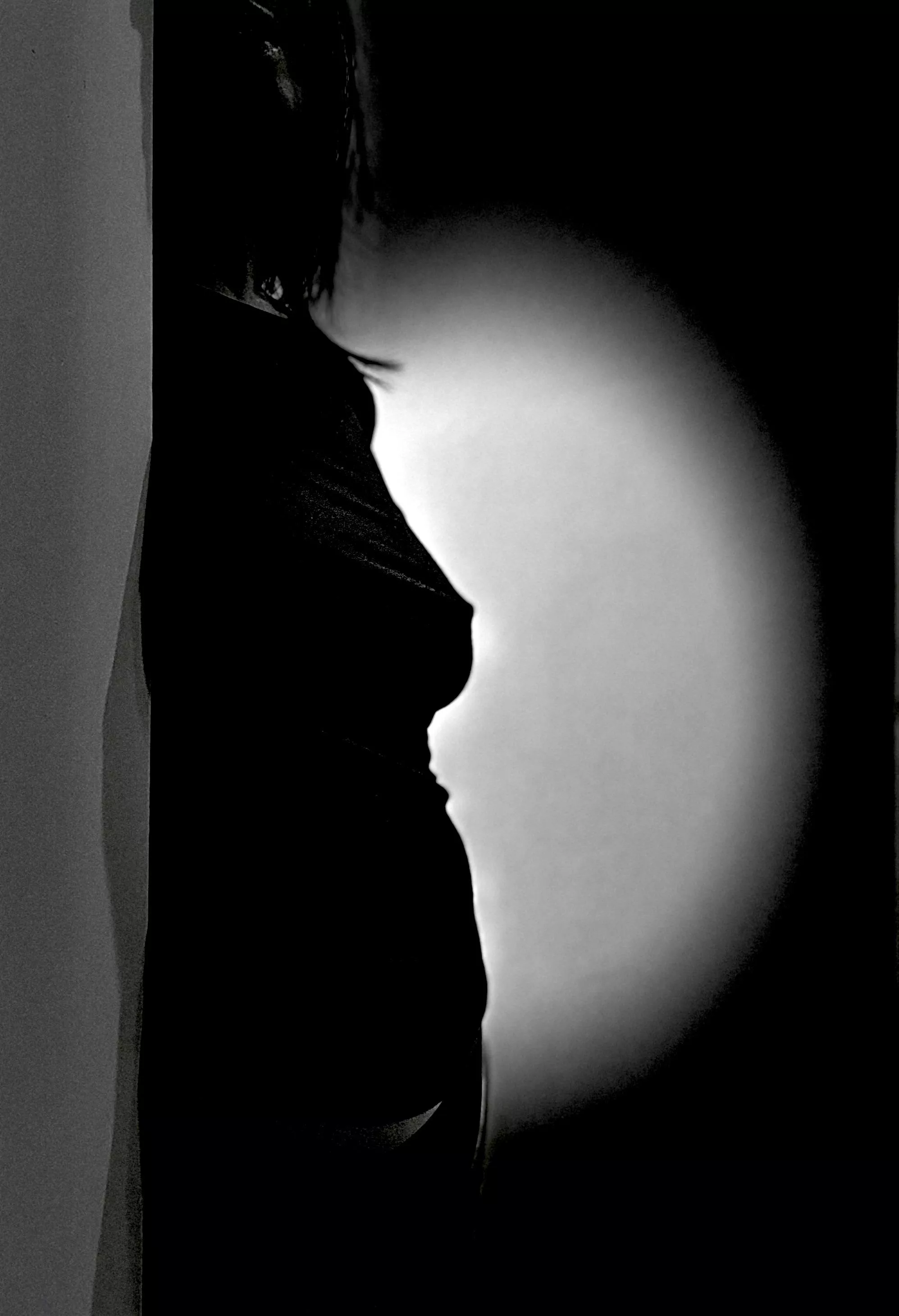 In the silhouette… of my phone…