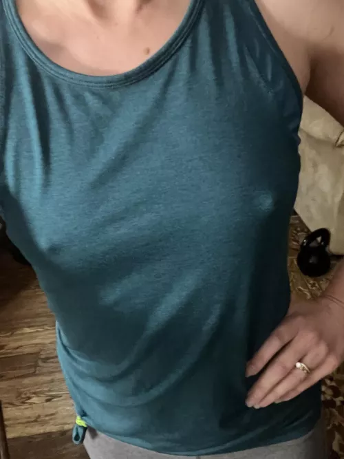 It was a bit chilly for my morning workout 😁