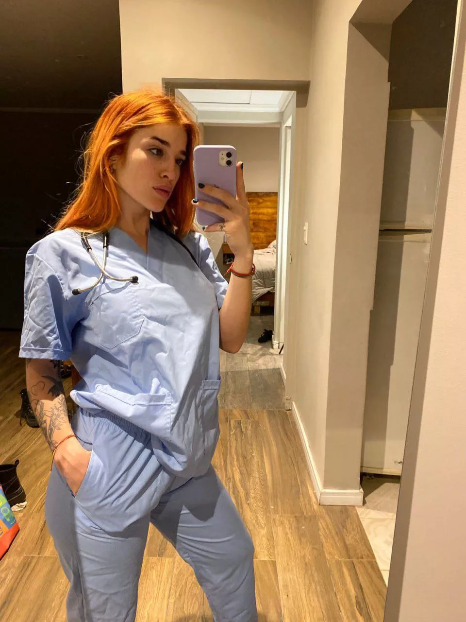 IUTR redhead nurse
