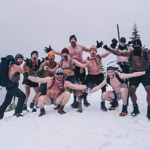 Might be underdressed for the cold