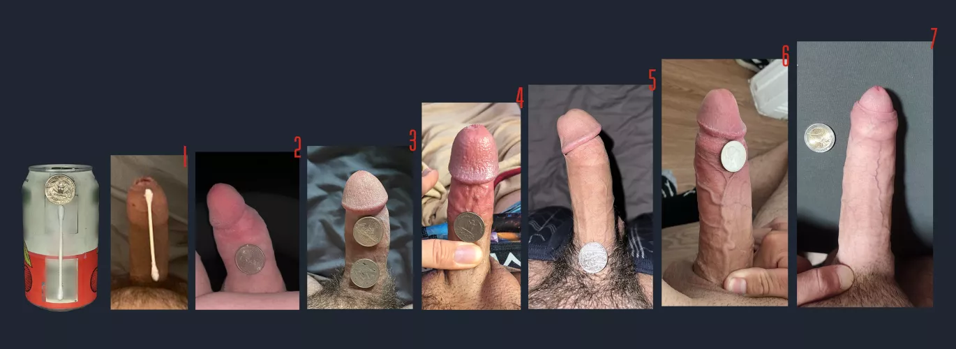(Mostly) Quarters for Scale Cock Size Comparison. Give us your rankings, or just let us know your favourites.