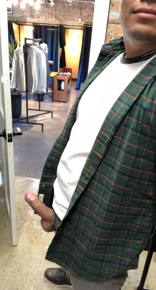 Poking through at work