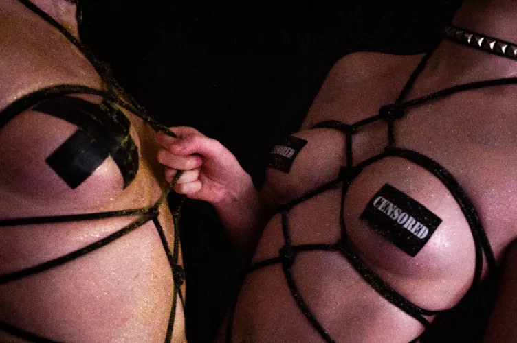 Shibari is always fun with friends