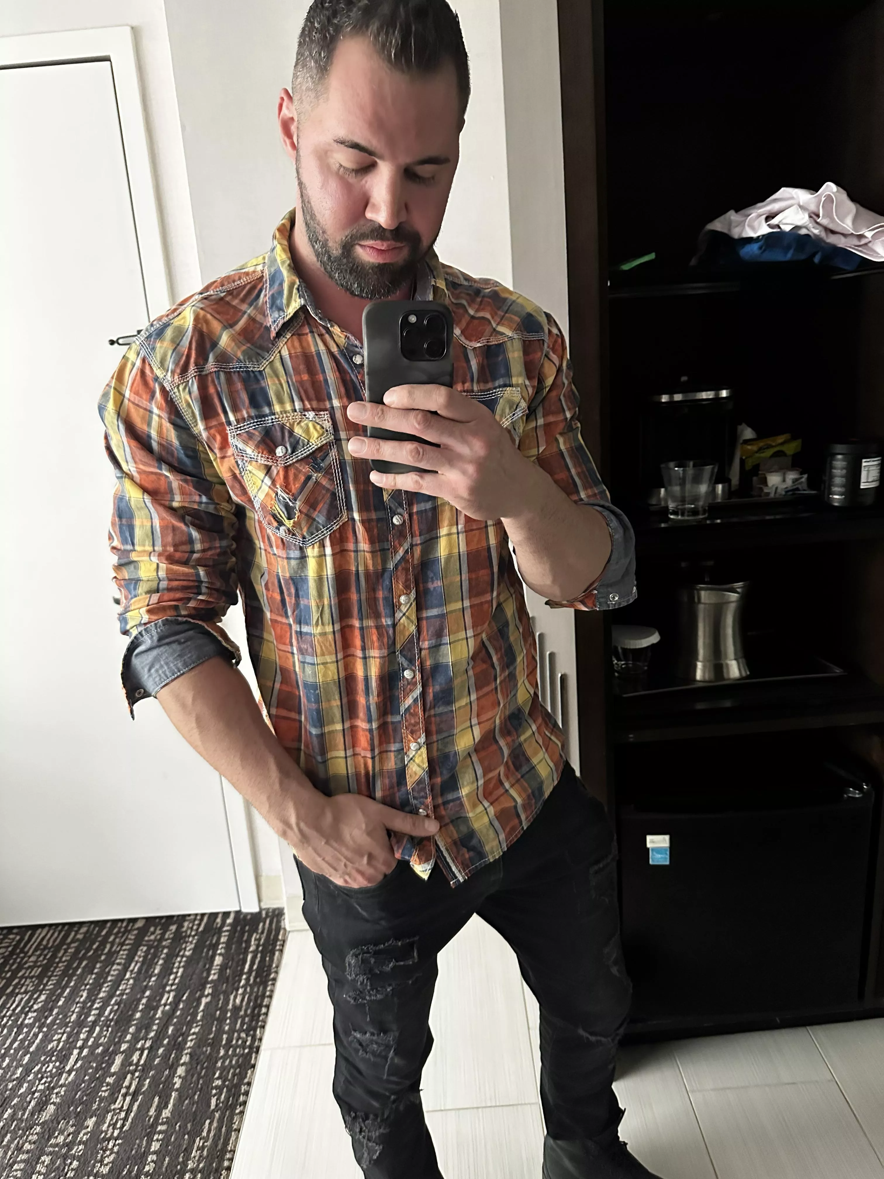 Street clothes jacked