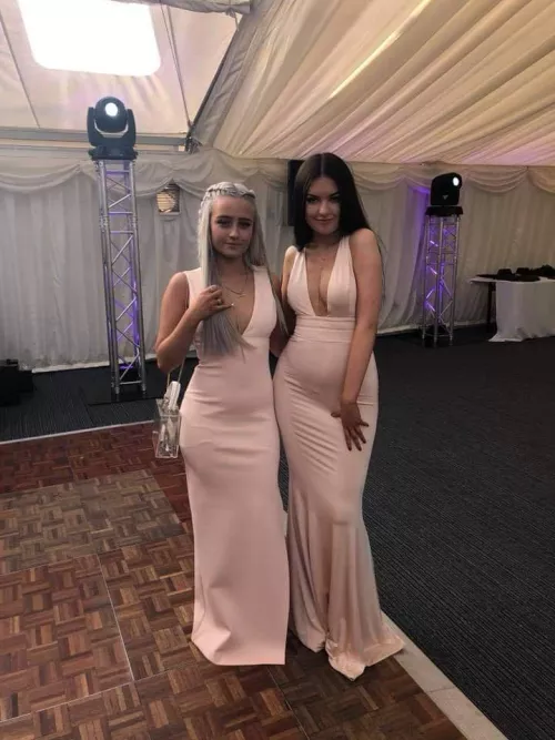 two in dresses