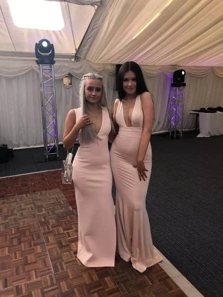 two in dresses