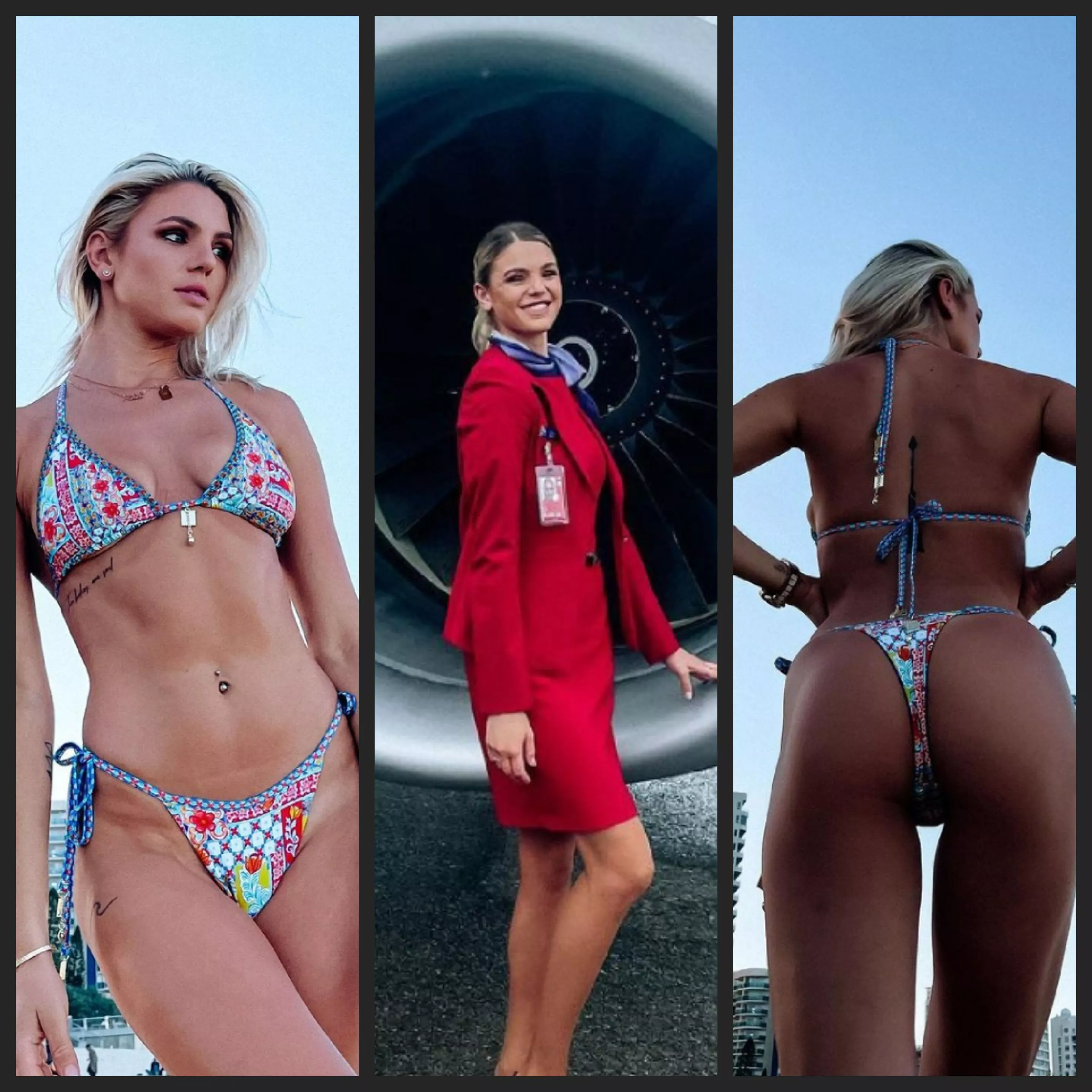 Uniform or bikini Aussie Hotness