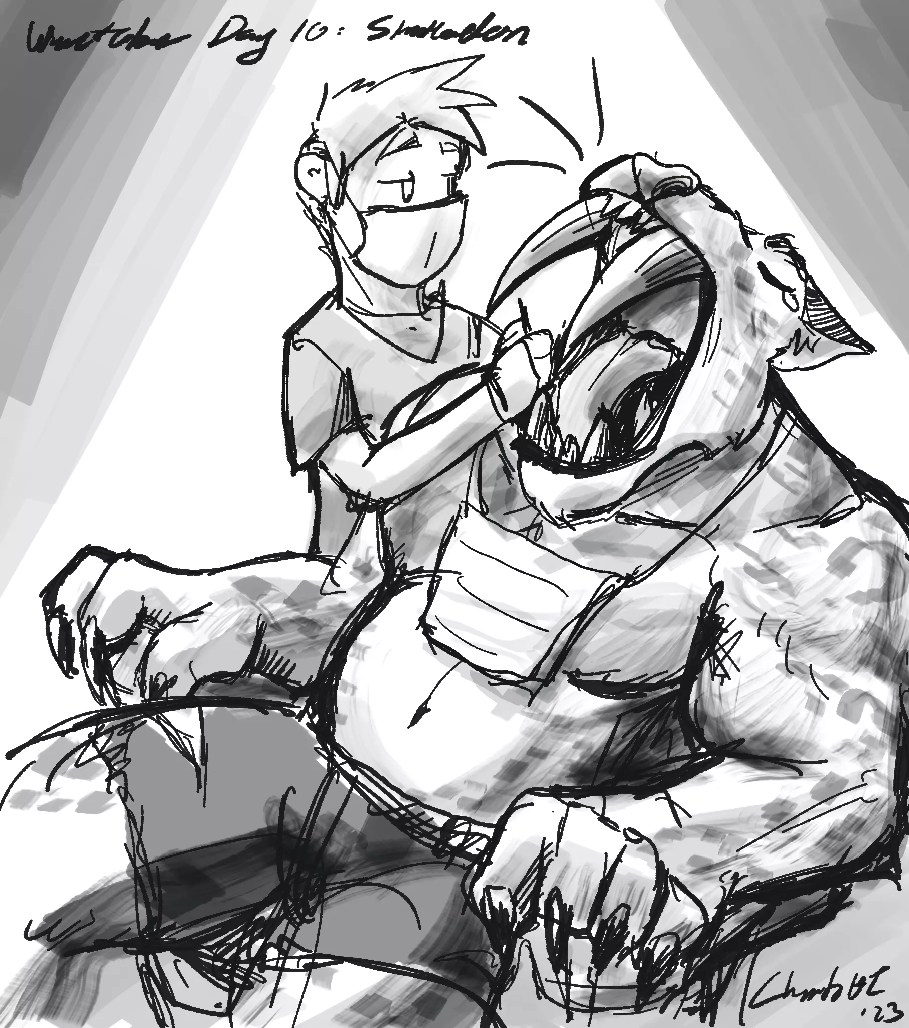 Weretober Day 10: Smilodon