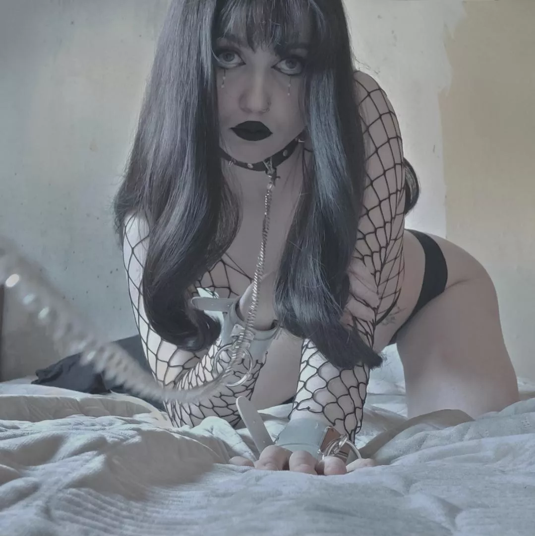 Would you adopt a goth slut pet?