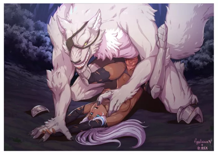 Claiming his prey (figgylicious and D-Rex)