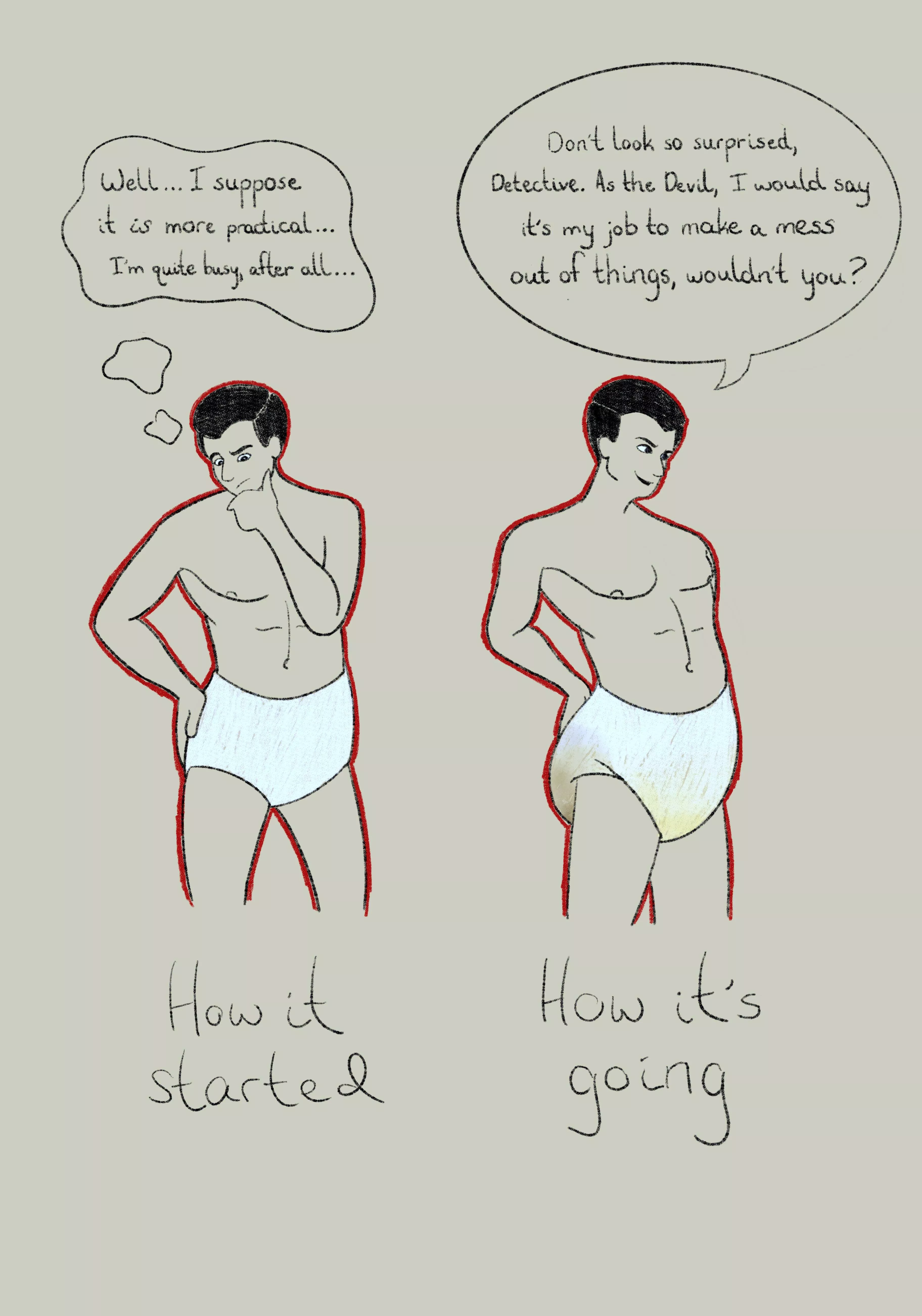 Diapered Lucifer 🤷😊