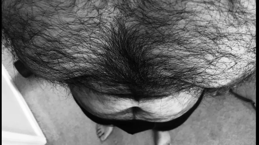 Fluffy chest hair!