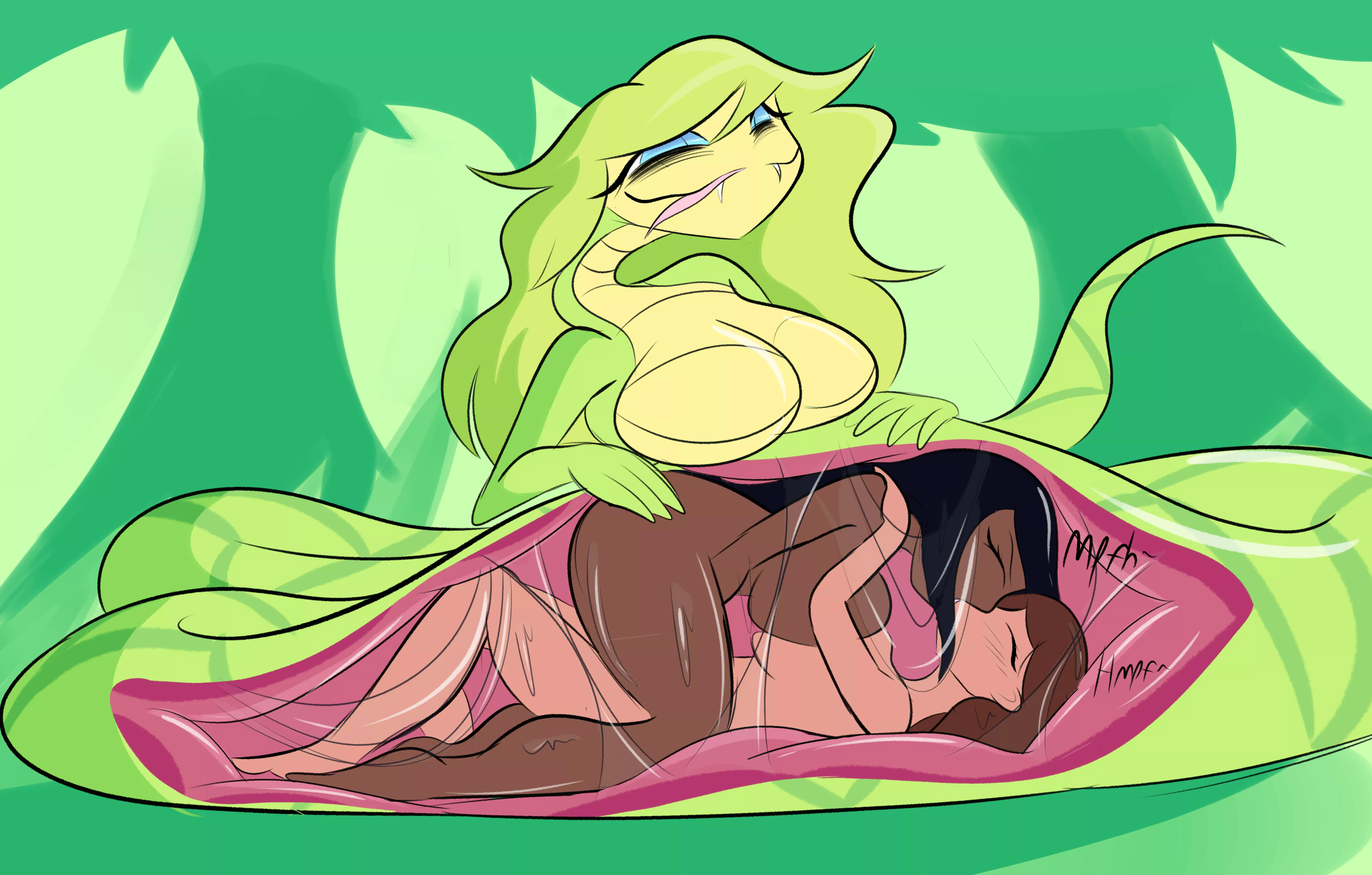 {Image} Lover's last embrace (Art by JackMunchy)