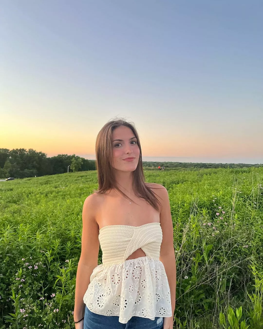 In the fields