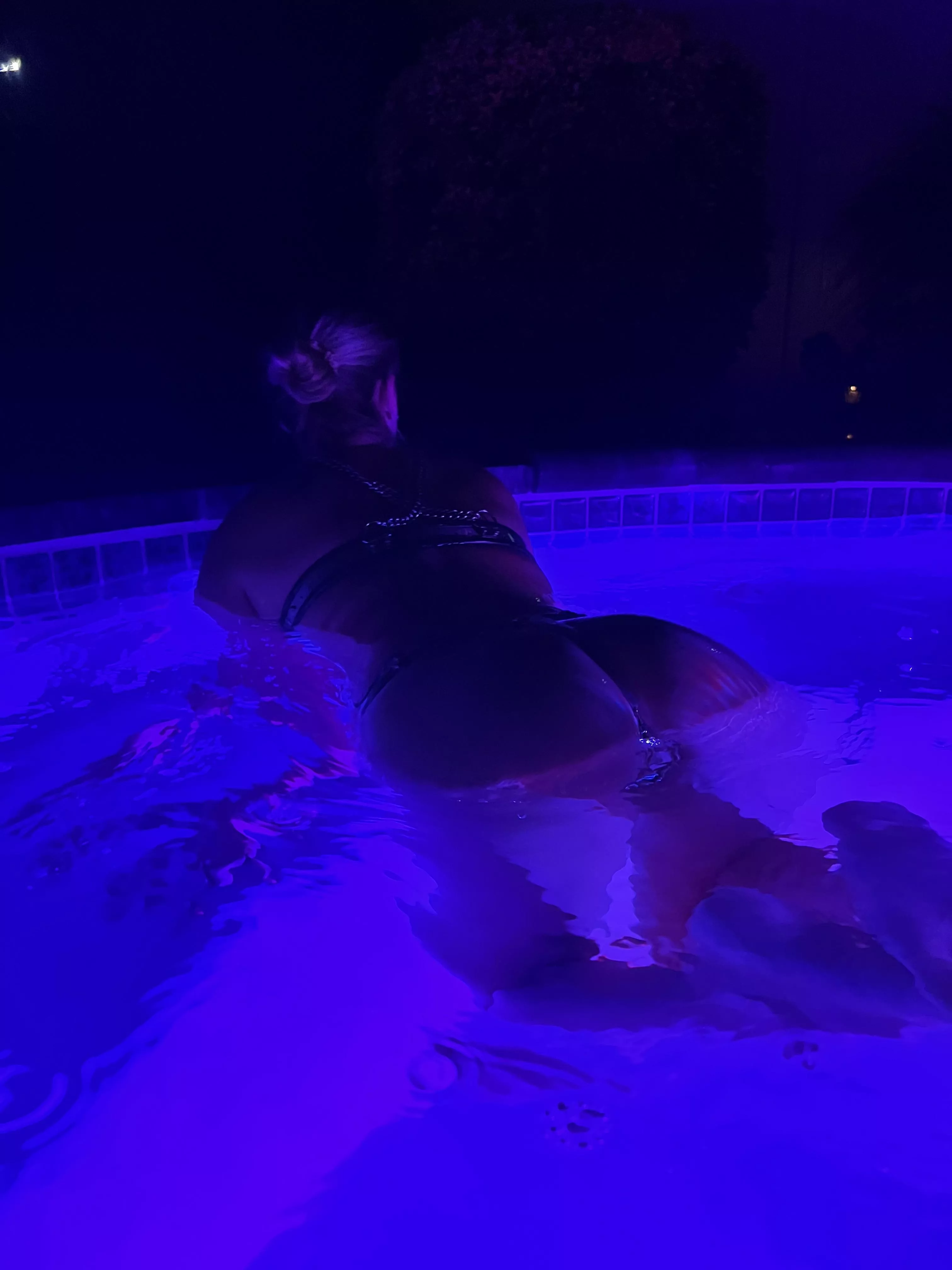 It keeps her metal underwear warm on these chilly fall nights