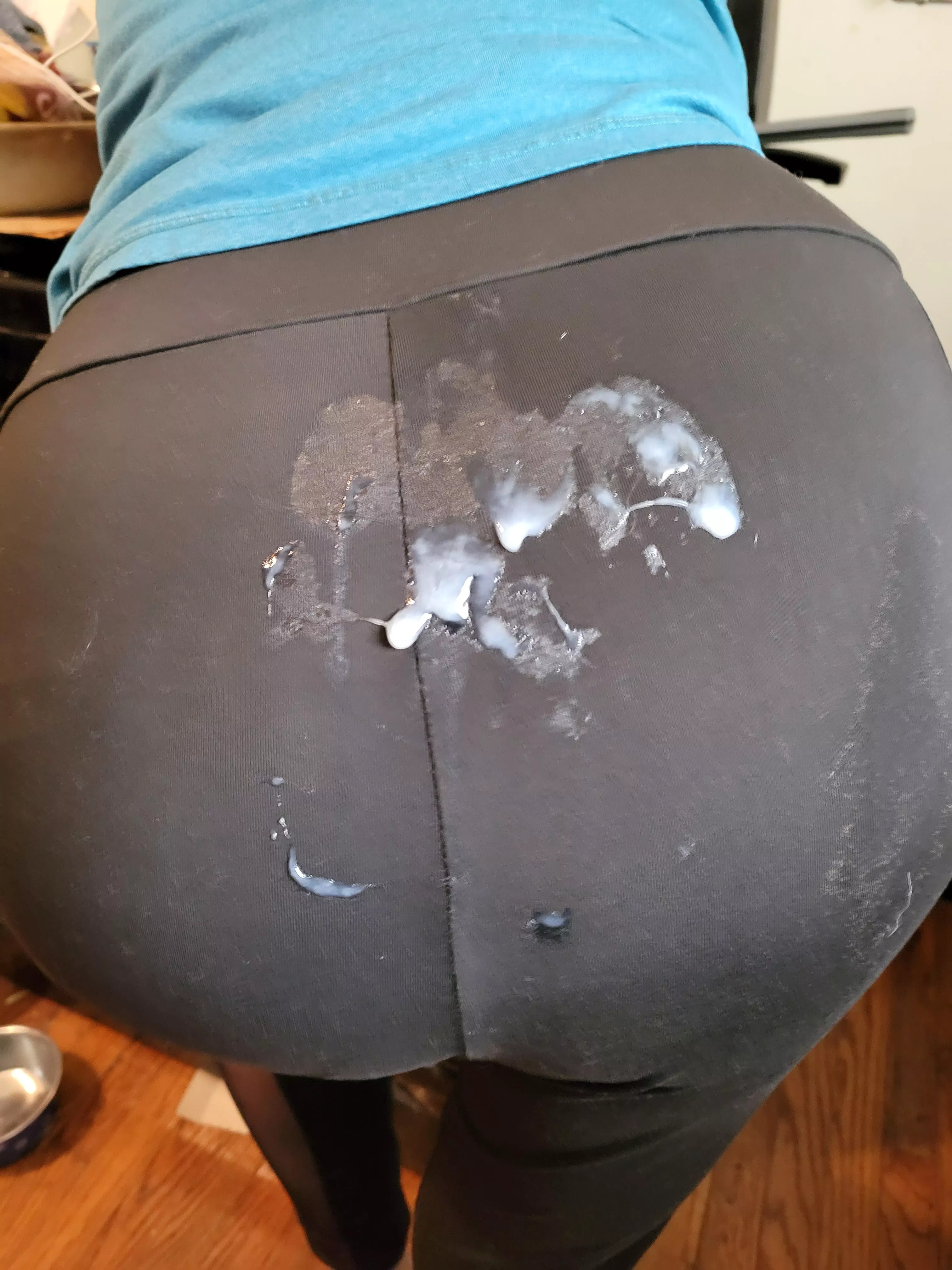 Made a mess on my leggings