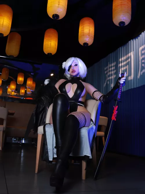 My 2B cosplay :3 Shinobi version :D