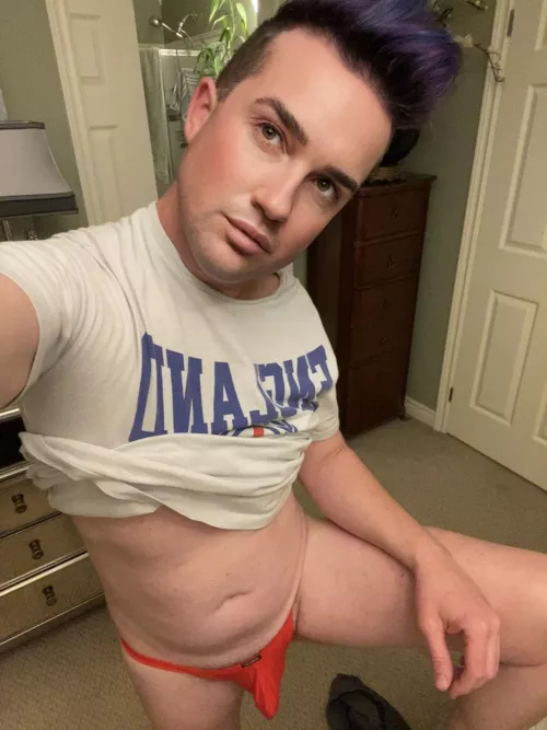 (NSFW) does my red thong suit me?