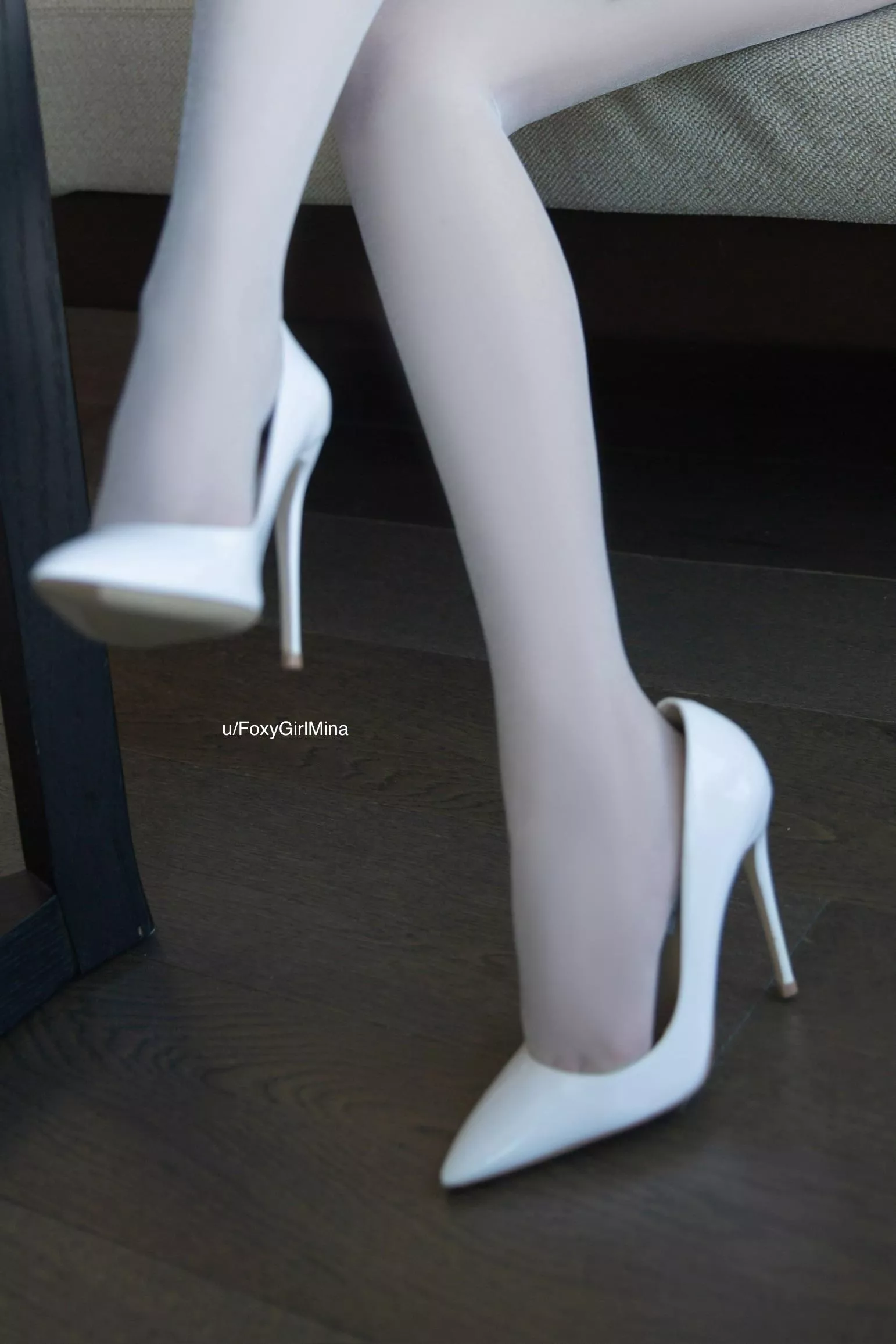 Nylons and heels for the office.