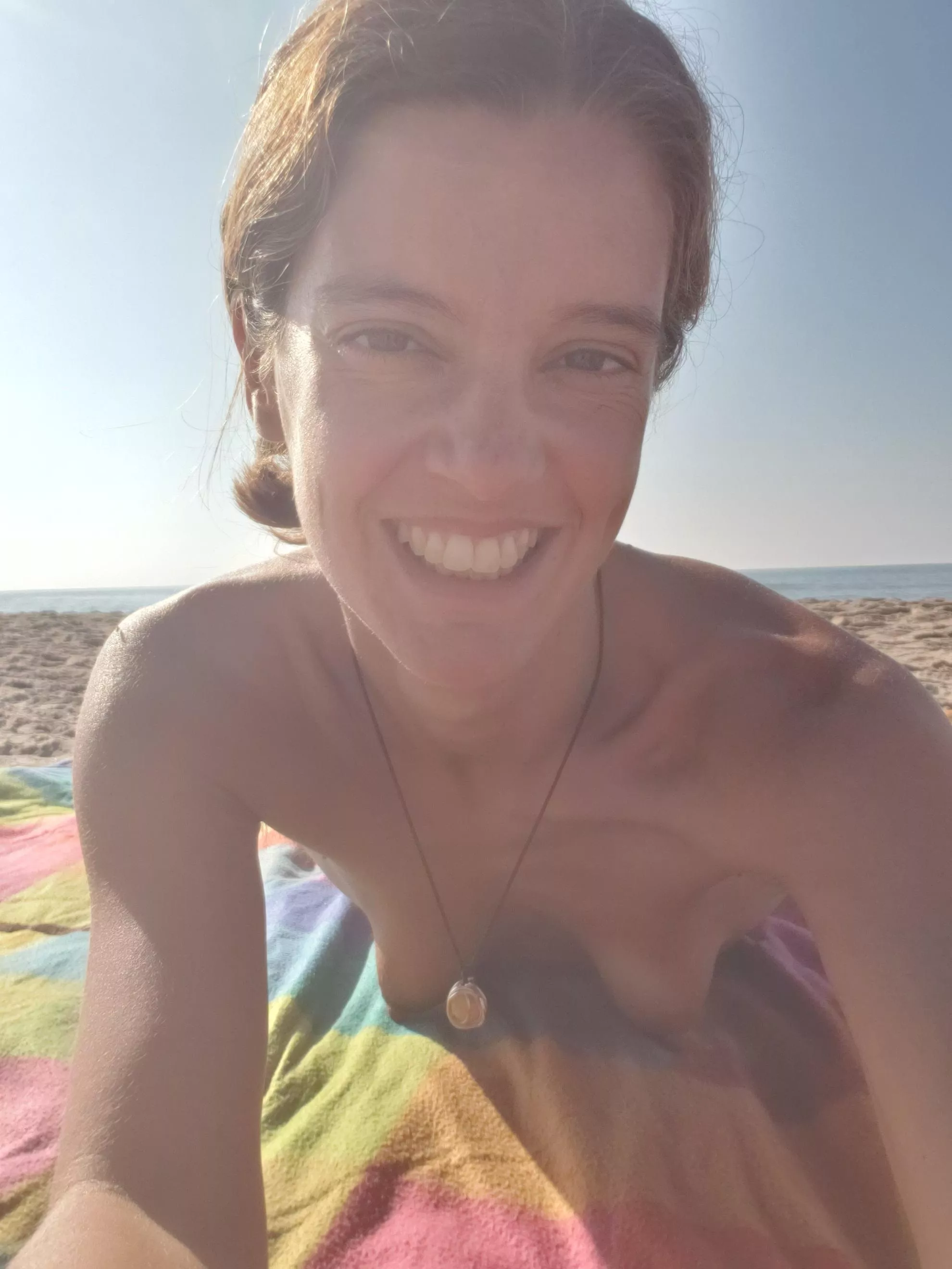 Paradise : being at a nude beach with other nudists without feeling others' judgement on me