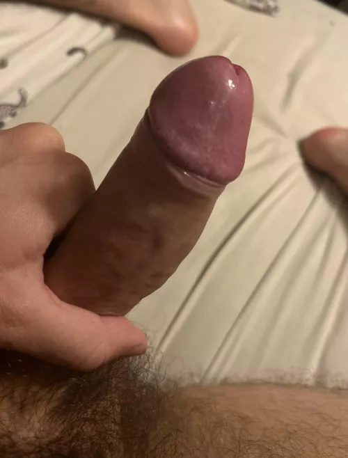 Precum making my head shiny x