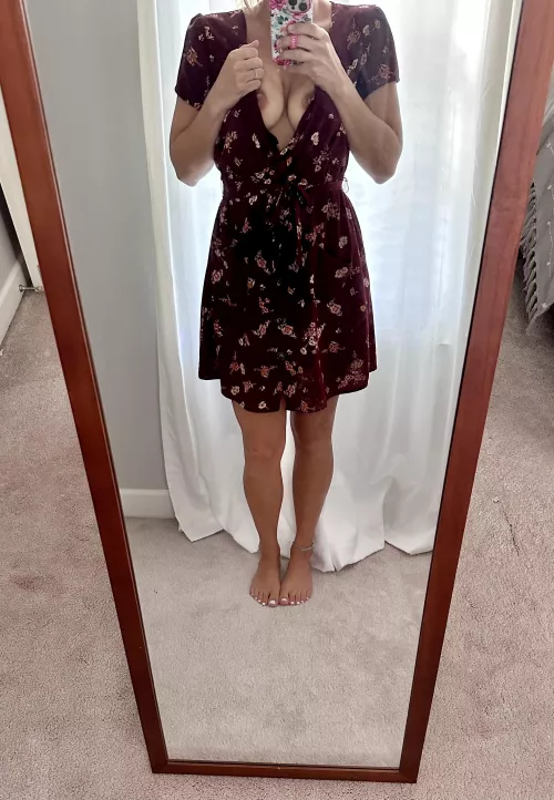 Should I button up this dress?