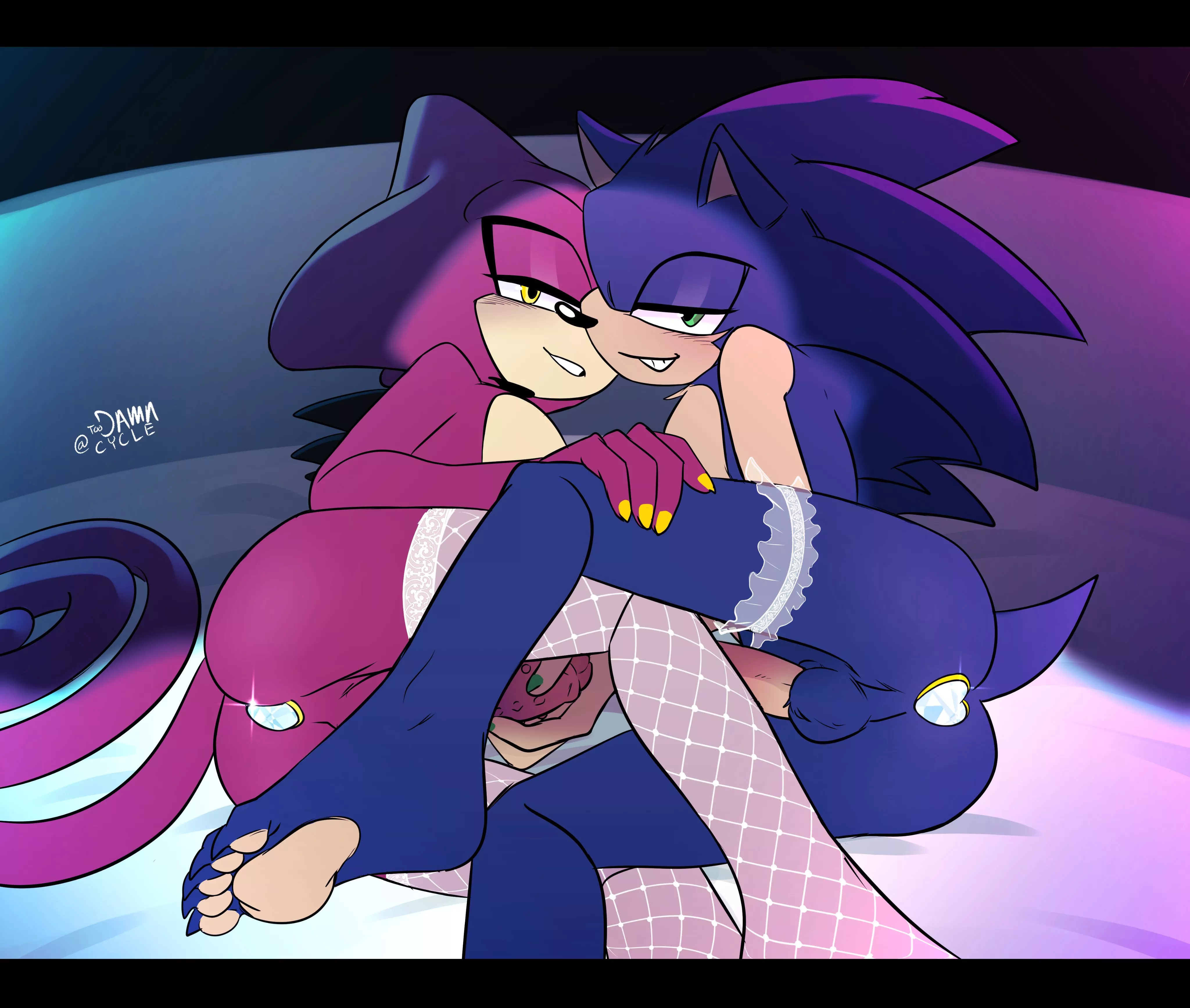 Sonic x Espio (Artist:TooDamnCycle)