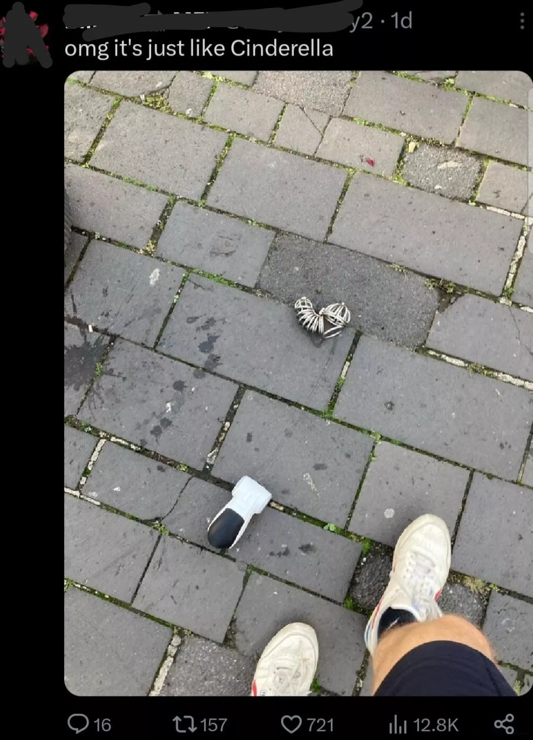 The princess will find Cinderella and place their cock cage back on them, then they'll live happily ever after