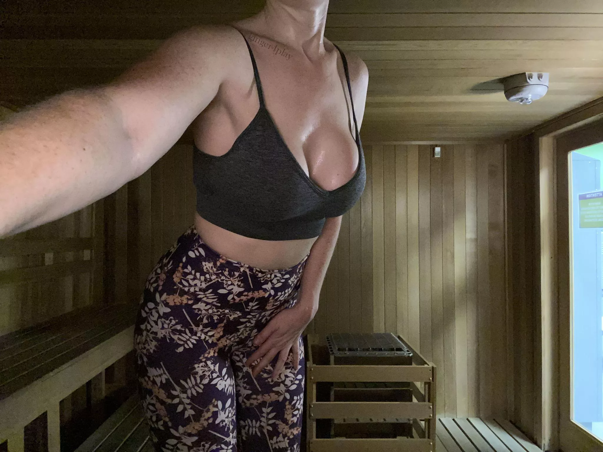 This may be too much for the sauna