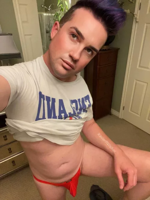 You think red suits me?