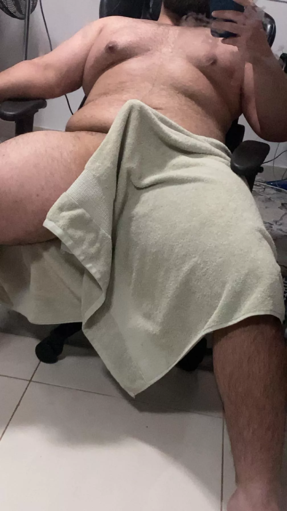 Anyone else like to just lounge around in a towel after a shower?