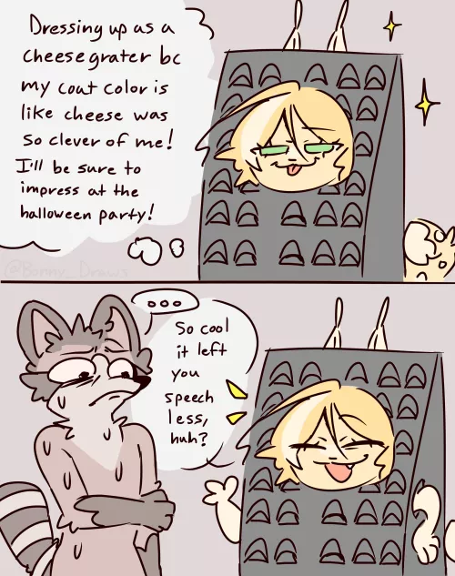 (Art by me) Cheesy Halloween Party