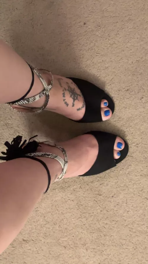 Heels to kick you hard in the balls