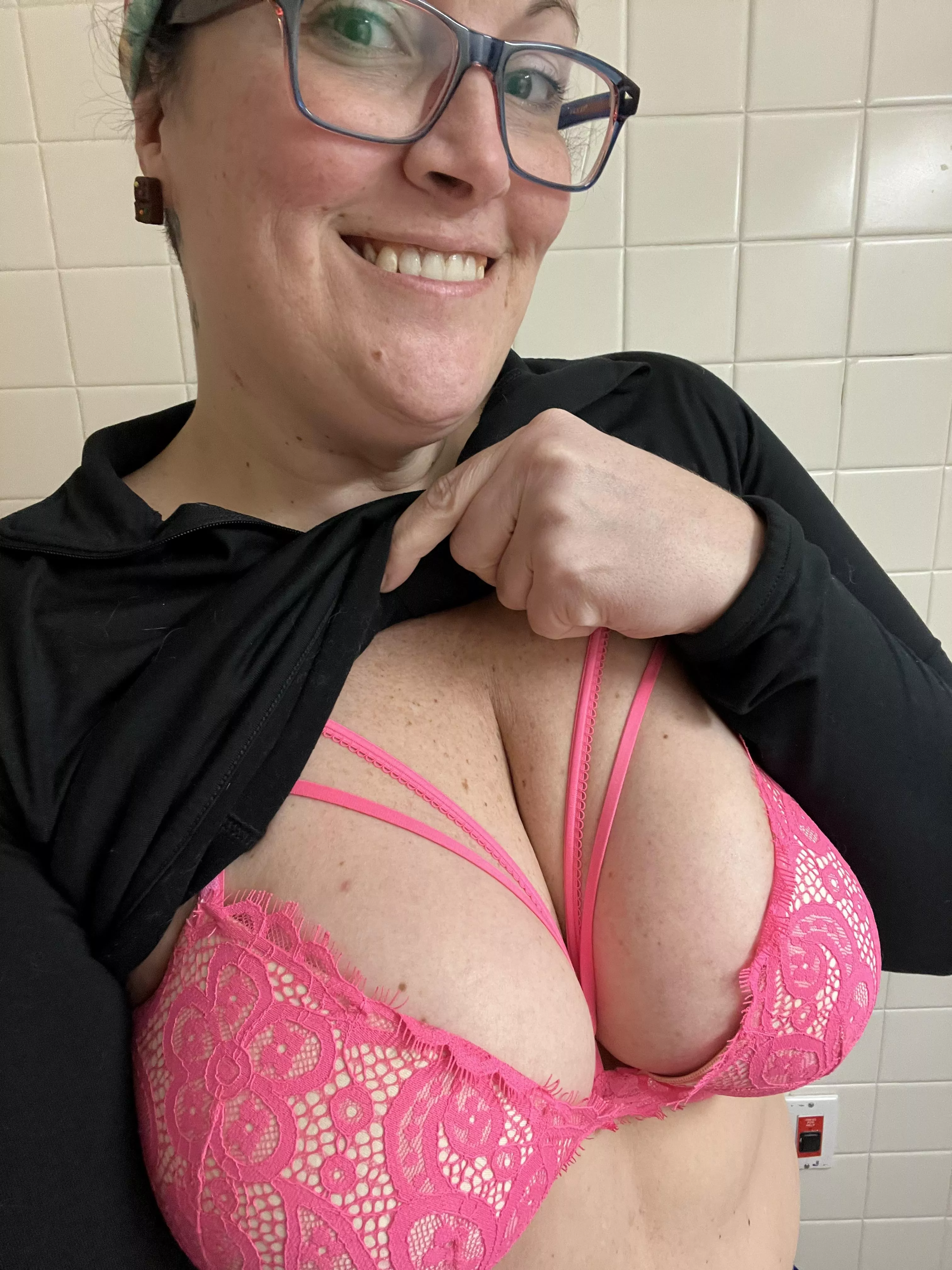 Is this what you thought was under my scrub top?