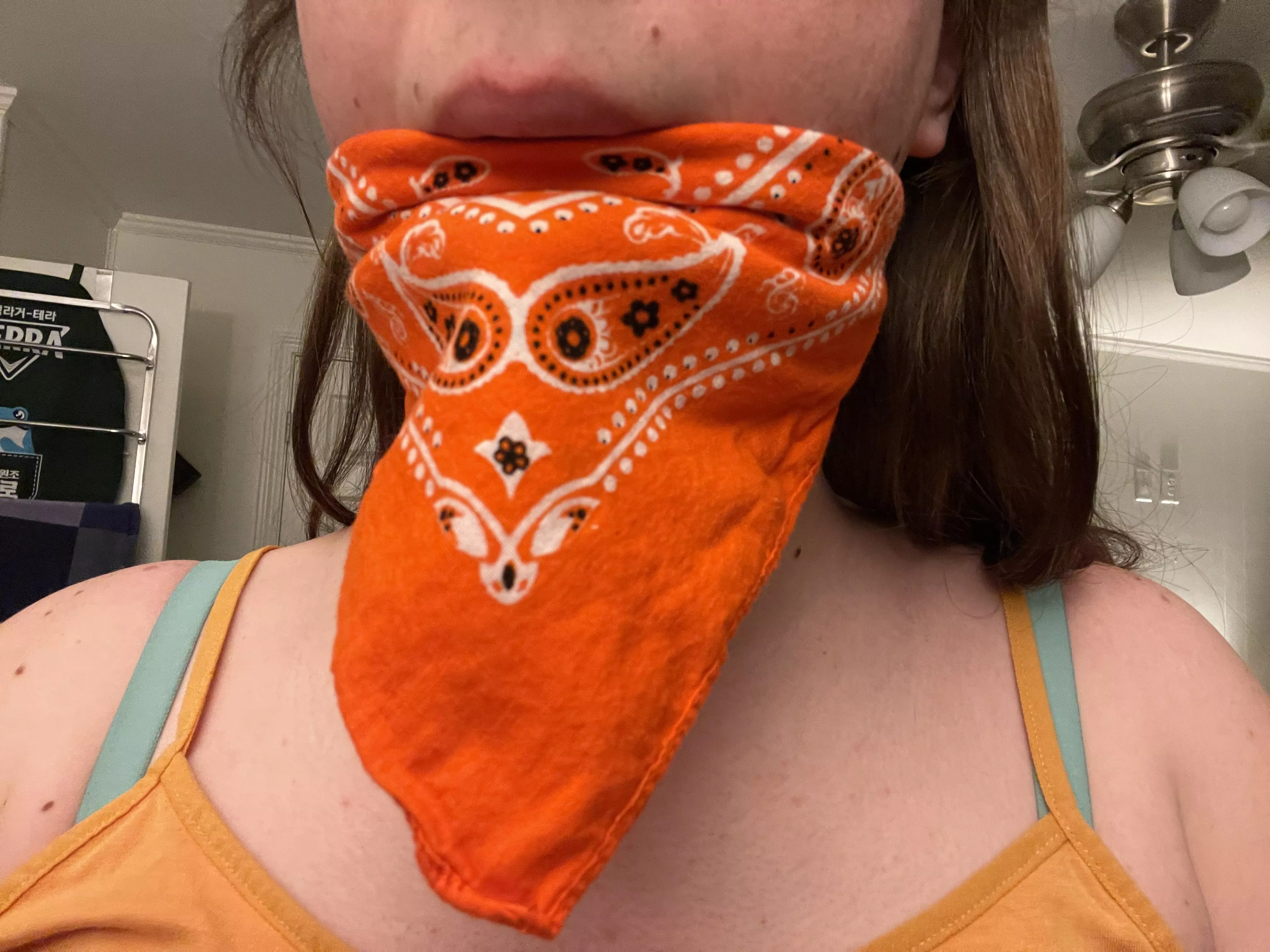 Just a quick gagging before bed