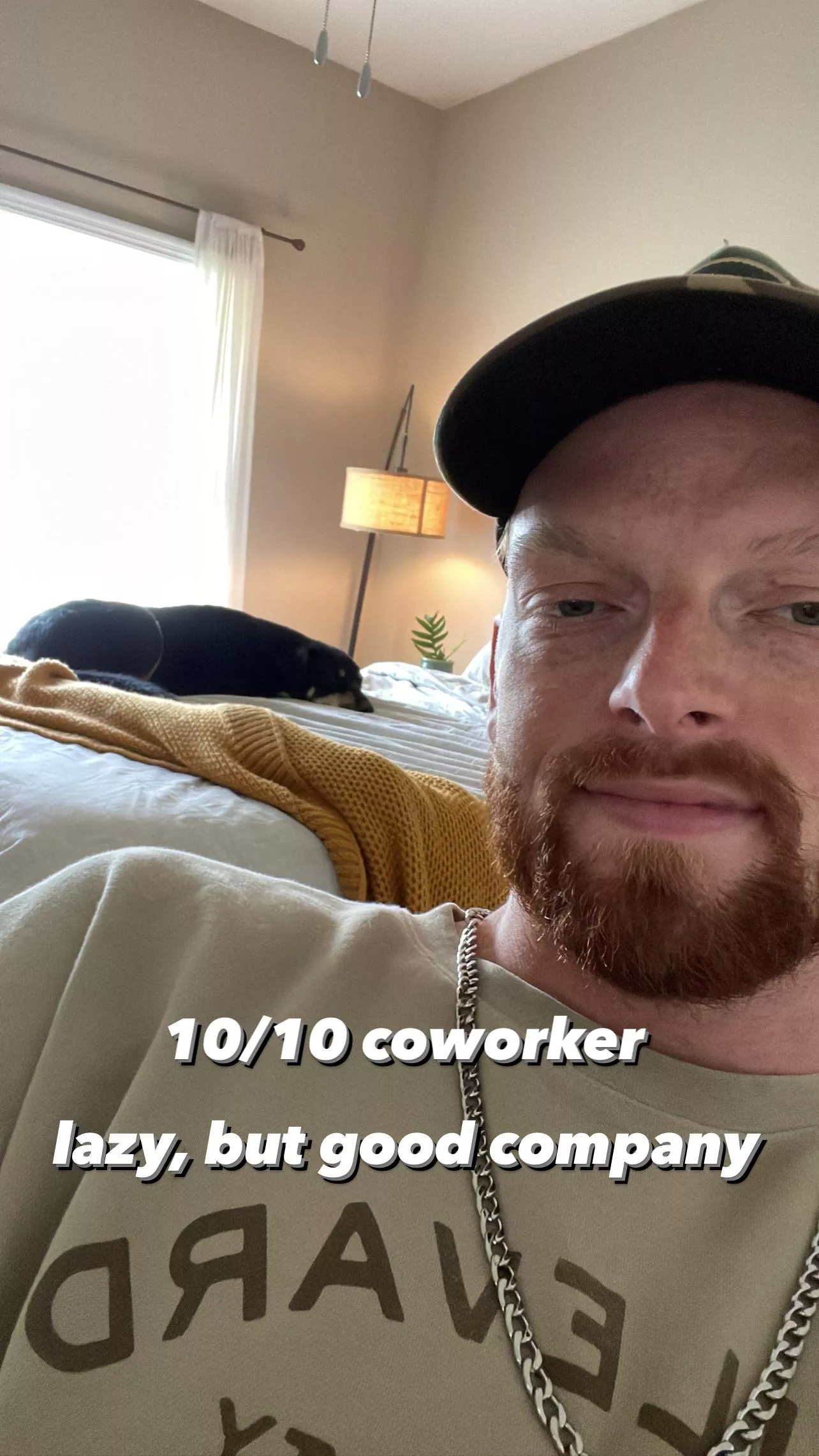 just out of a 3.5 year relationship. thankful for my main man getting me through it 🤝