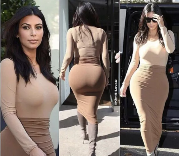 Kim is bootylicious 🍑