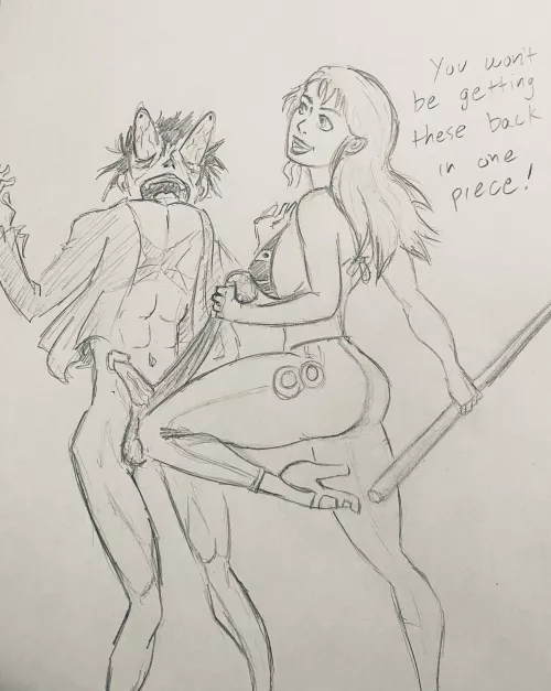 Nami busting some balls