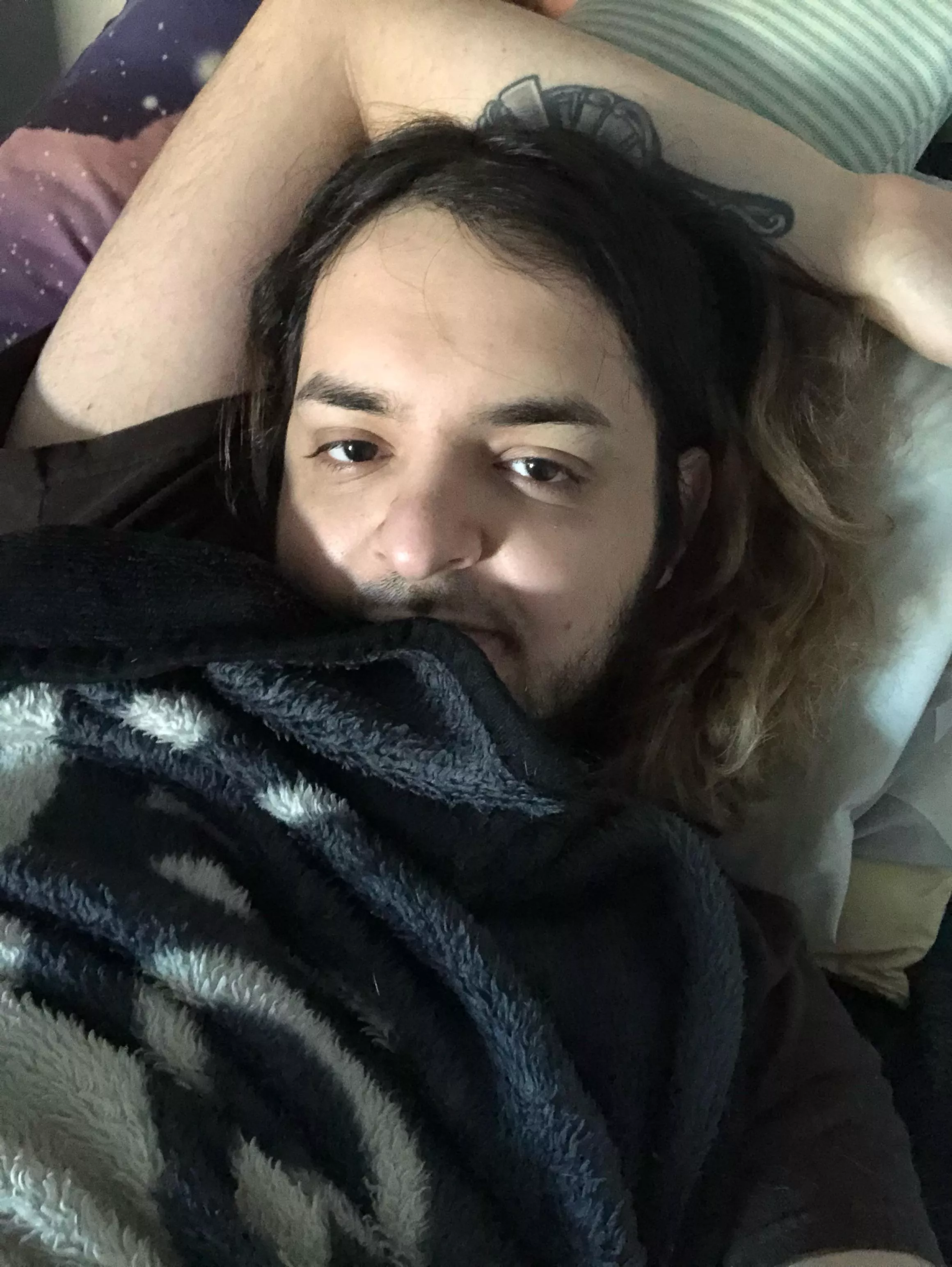 Not ready to get up but also want to play games.