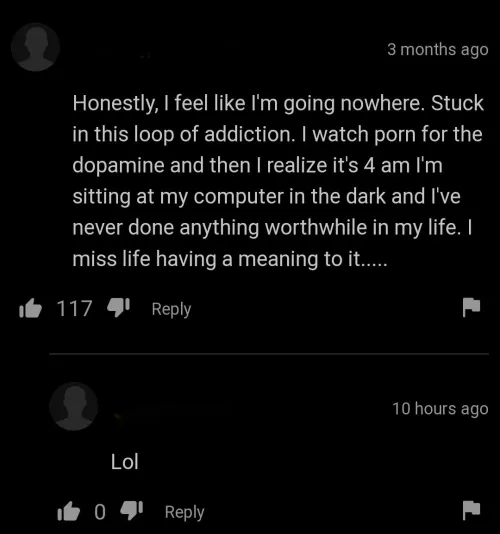 Post nut clarity be hitting like an anvil falling on your head from 200 ft in the sky.