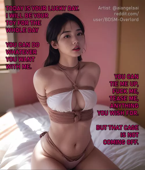 She is your toy for the whole day